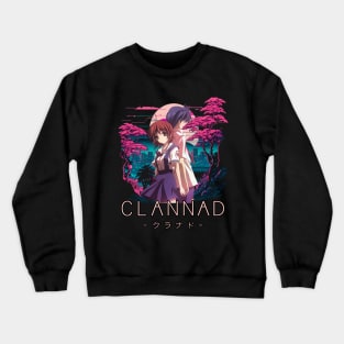 Graphic Art Nagisa And Tomoya Clannad Japanese Anime Crewneck Sweatshirt